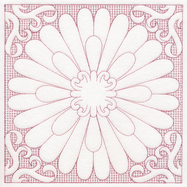 Blooming Beauty Aster (Trapunto)