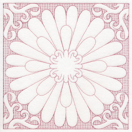 Blooming Beauty Aster (Trapunto)