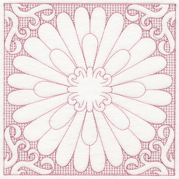 Blooming Beauty Aster (Trapunto)