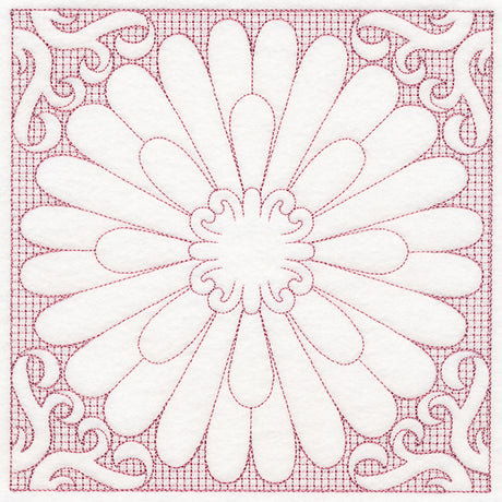 Blooming Beauty Aster (Trapunto)