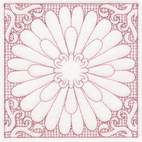 Blooming Beauty Aster (Trapunto)