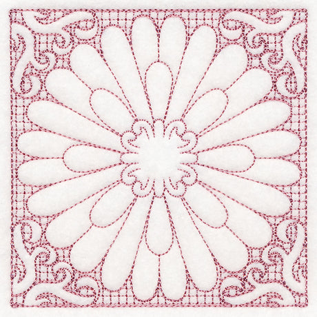 Blooming Beauty Aster (Trapunto)