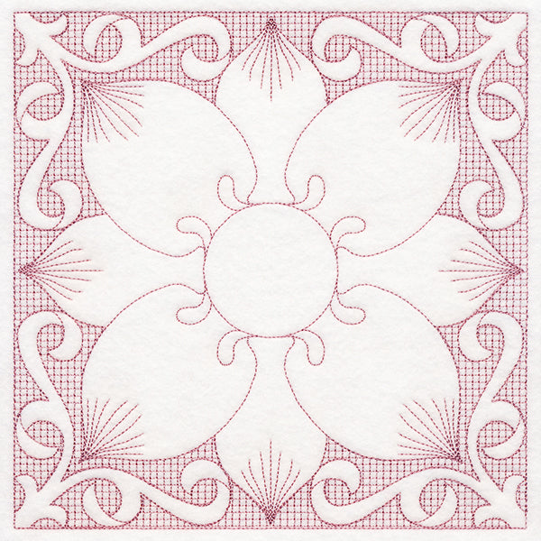 Blooming Beauty Clematis (Trapunto)