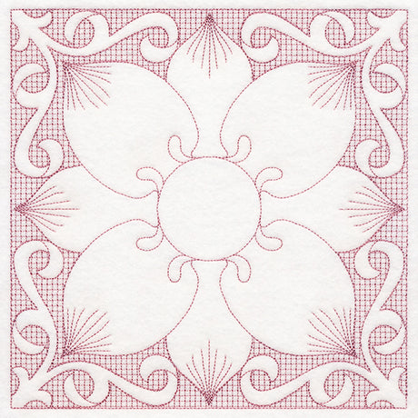 Blooming Beauty Clematis (Trapunto)