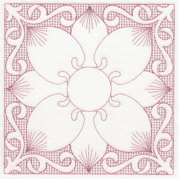 Blooming Beauty Clematis (Trapunto)