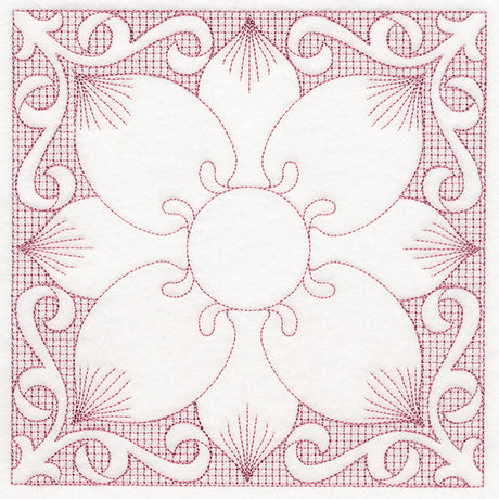 Blooming Beauty Clematis (Trapunto)