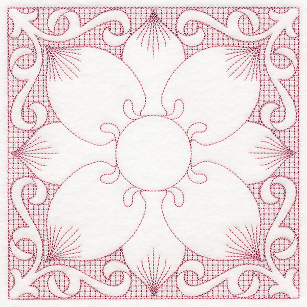 Blooming Beauty Clematis (Trapunto)