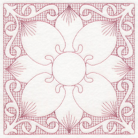 Blooming Beauty Clematis (Trapunto)