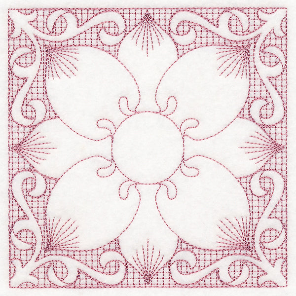 Blooming Beauty Clematis (Trapunto)