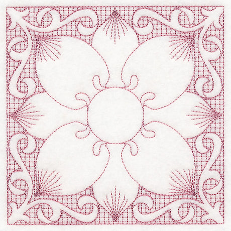 Blooming Beauty Clematis (Trapunto)