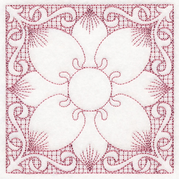 Blooming Beauty Clematis (Trapunto)