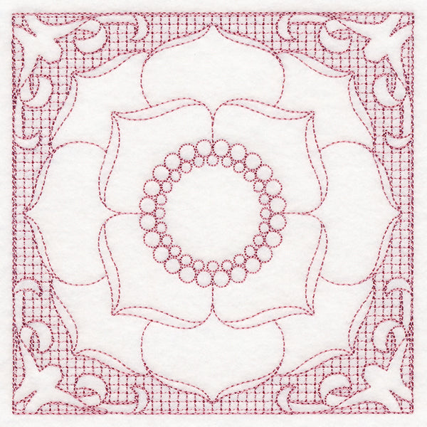 Blooming Beauty Magnolia (Trapunto)