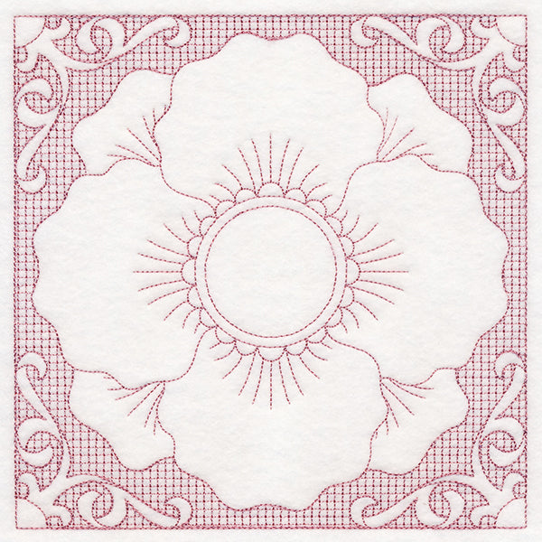 Blooming Beauty Poppy (Trapunto)