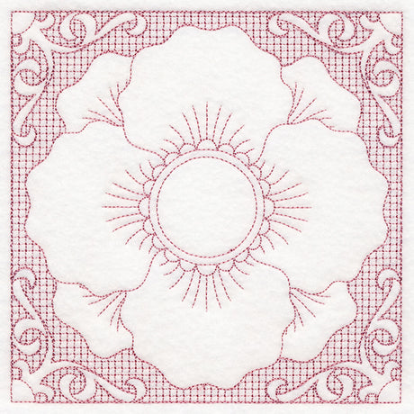 Blooming Beauty Poppy (Trapunto)