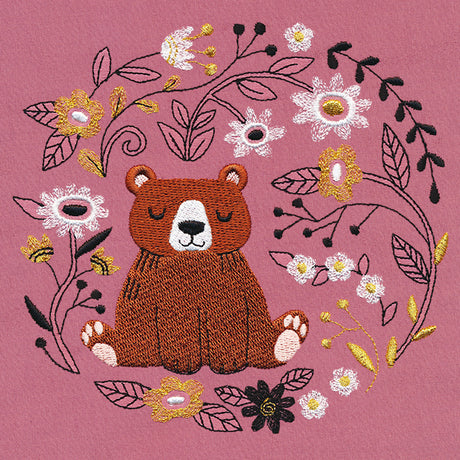 Whimsical Woodland Bear Wreath