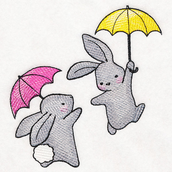 Buoyant Umbrella Bunnies