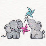 Playful Pinwheel Elephants