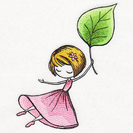 Spring Breeze Beauty with Leaf