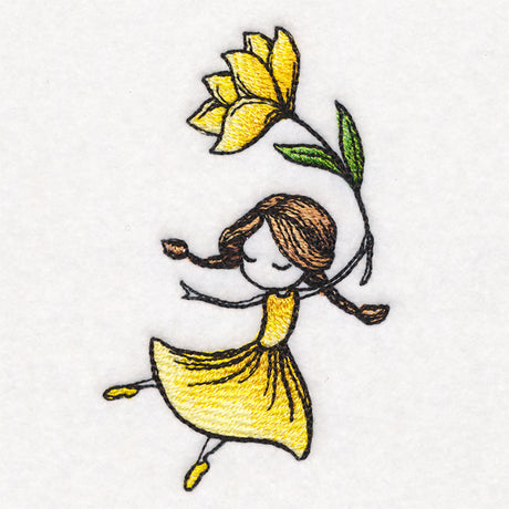 Spring Breeze Beauty with Flower