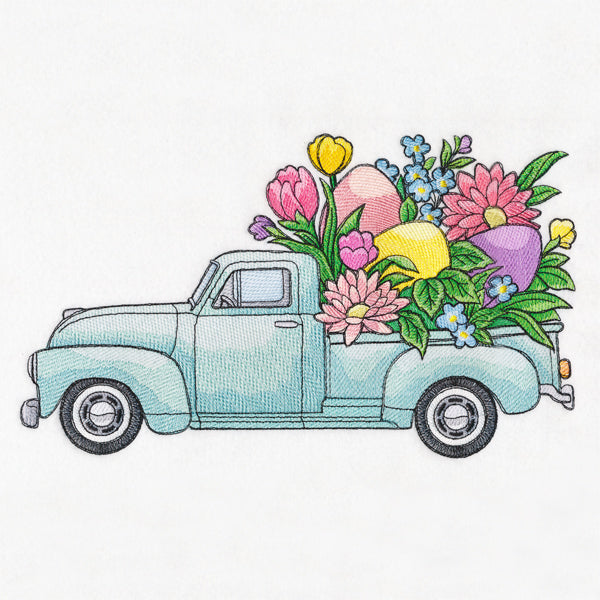 Retro Easter Truck
