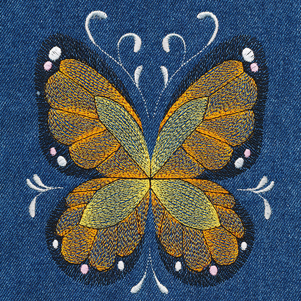 Butterfly Flourish Pocket