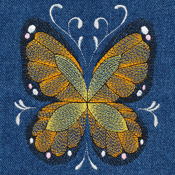 Butterfly Flourish Pocket
