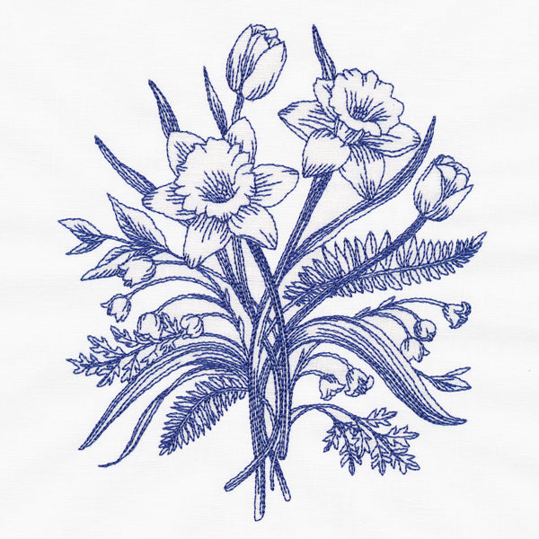 Daffodils and Tulips Bouquet