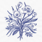 Daffodils and Tulips Bouquet