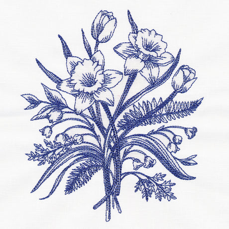 Daffodils and Tulips Bouquet