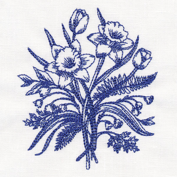 Daffodils and Tulips Bouquet