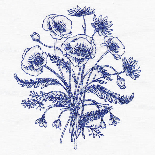 Poppies and Daisies Bouquet