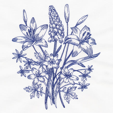 Lilies and Hyacinth Bouquet