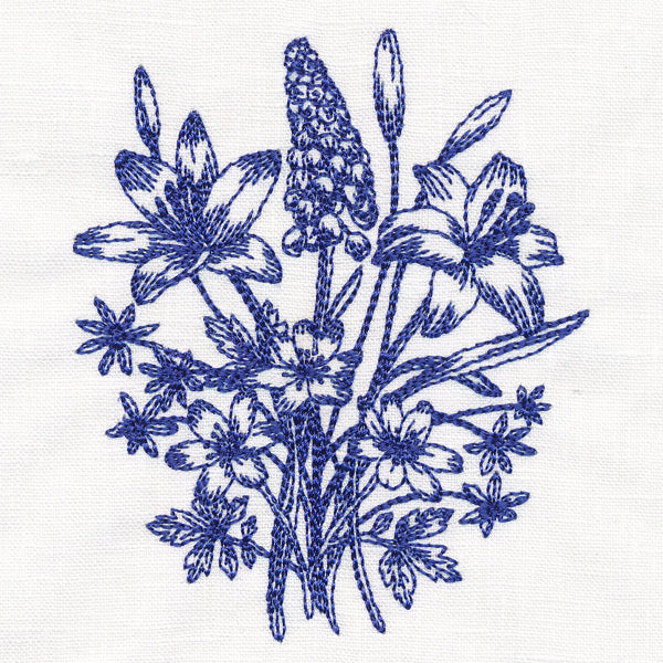 Lilies and Hyacinth Bouquet