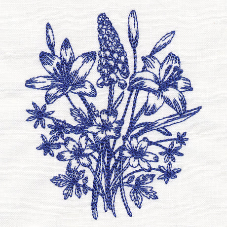 Lilies and Hyacinth Bouquet