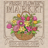 Spring Market Flower Sign