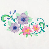 Captivating Clematis & Iris Spray