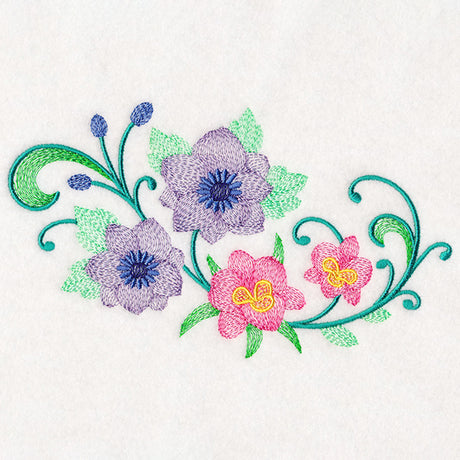 Captivating Clematis & Iris Spray