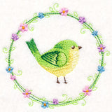 Peridot Bird Wreath