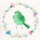 Emerald Bird Wreath