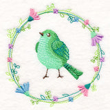 Emerald Bird Wreath