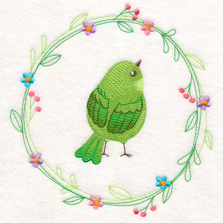 Jade Bird Wreath