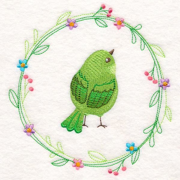 Jade Bird Wreath