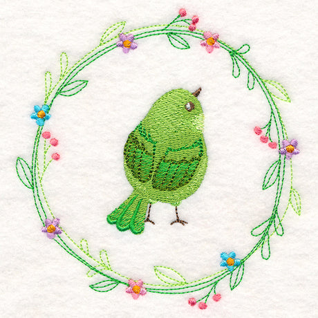 Jade Bird Wreath