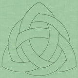 Triquetra Celtic Knotwork (Double Run)
