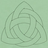 Triquetra Celtic Knotwork (Double Run)
