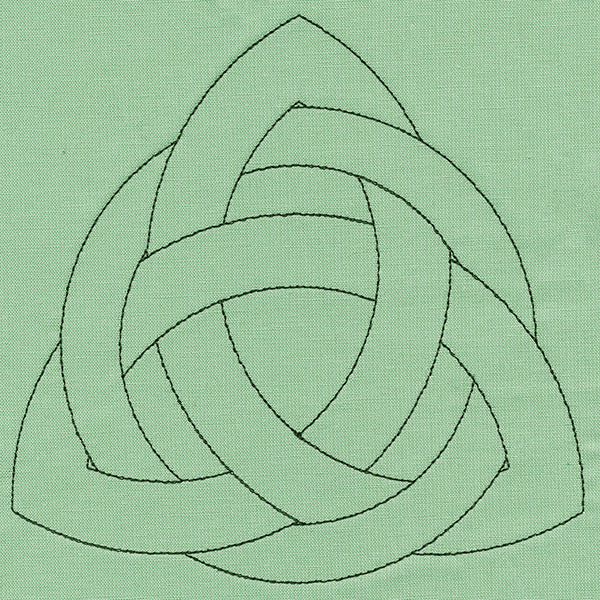 Triquetra Celtic Knotwork (Double Run)