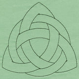 Triquetra Celtic Knotwork (Double Run)