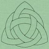Triquetra Celtic Knotwork (Double Run)