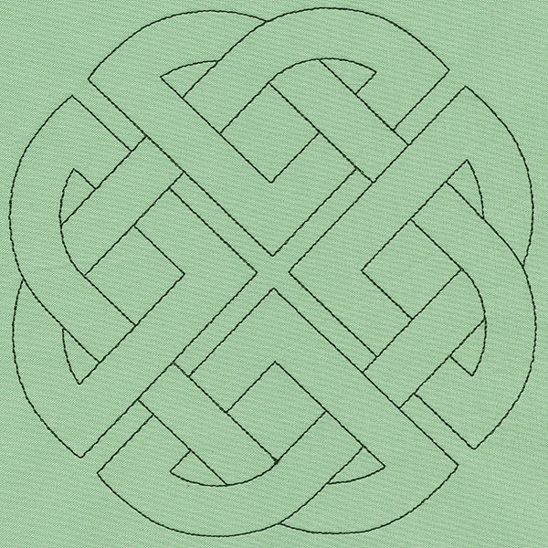 Love Celtic Knotwork (Double Run)