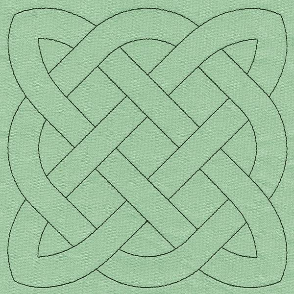 Shield Celtic Knotwork (Double Run)